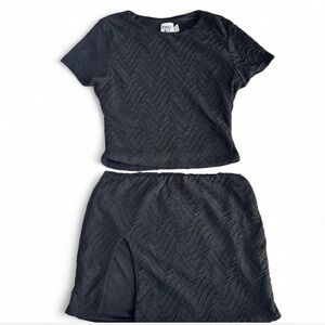 Princess Polly Black Skirt Set